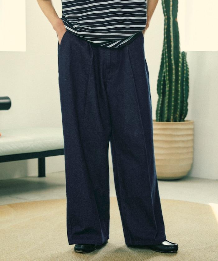 寬鬆直筒牛仔褲