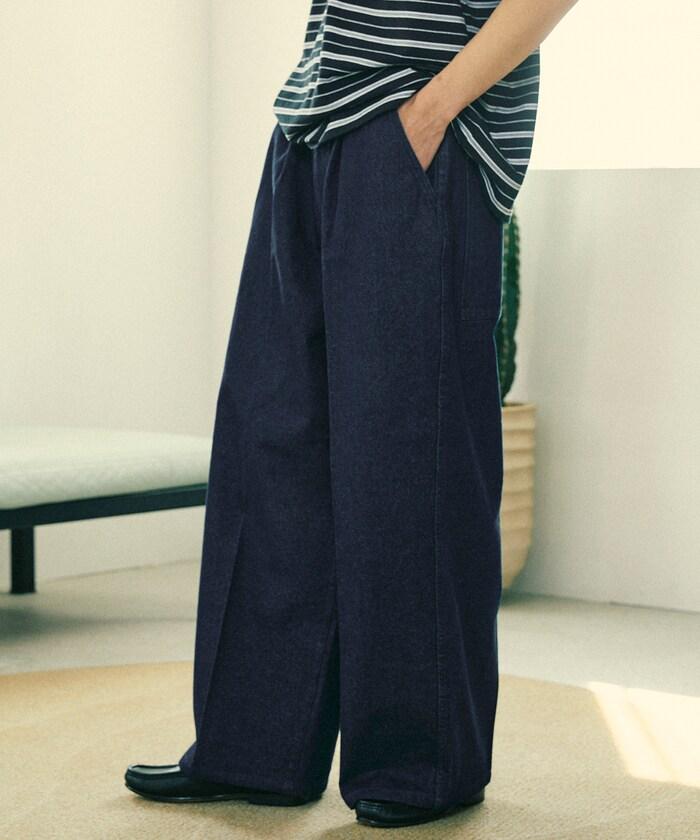 寬鬆直筒牛仔褲