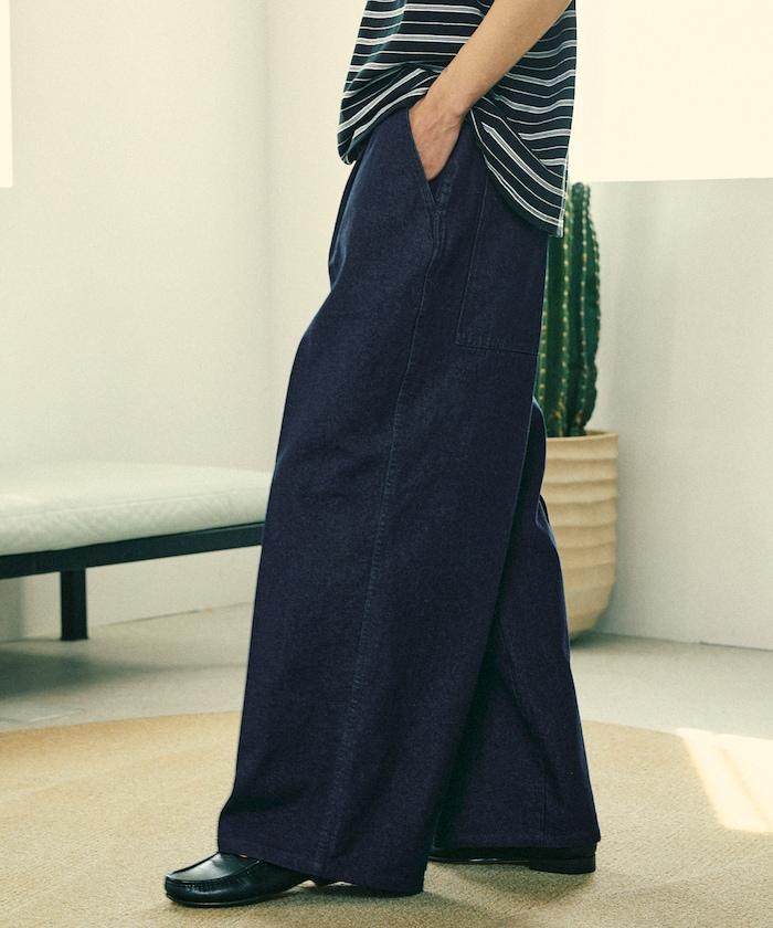 寬鬆直筒牛仔褲