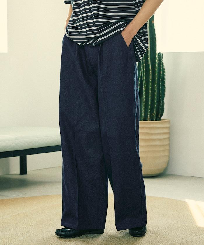 寬鬆直筒牛仔褲