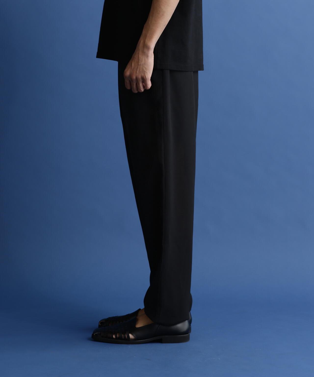 SLUB CHIFFON PANTS/亞麻紗雪紡褲