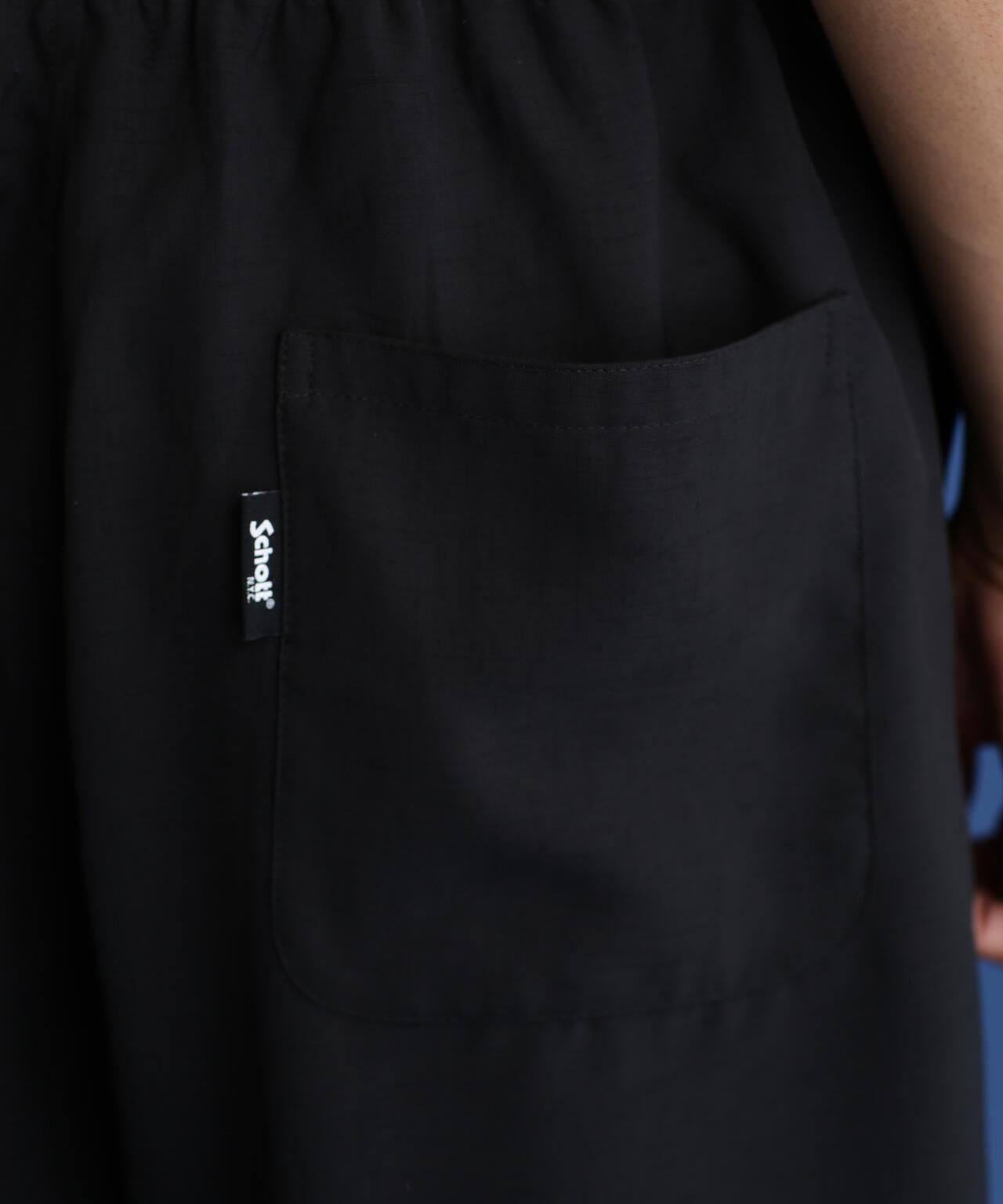 SLUB CHIFFON PANTS/亞麻紗雪紡褲