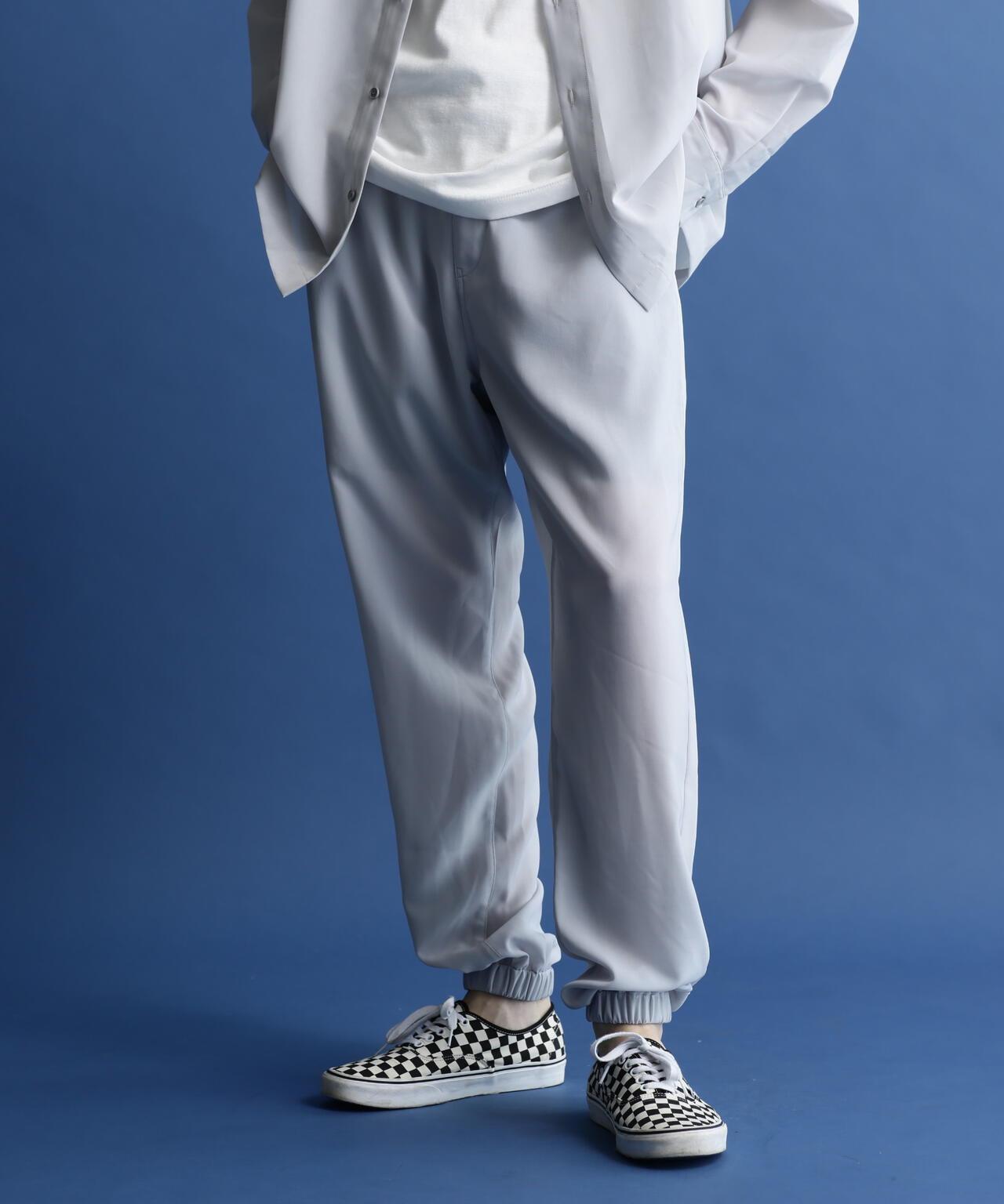SLUB CHIFFON PANTS/亞麻紗雪紡褲