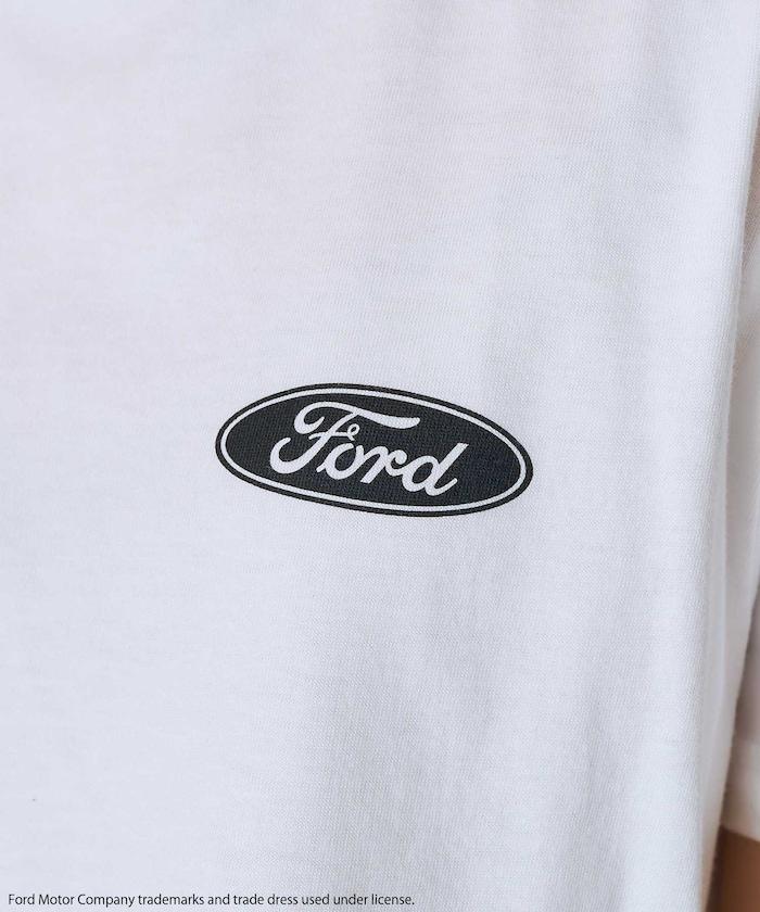 Ford汽車復古印花T恤