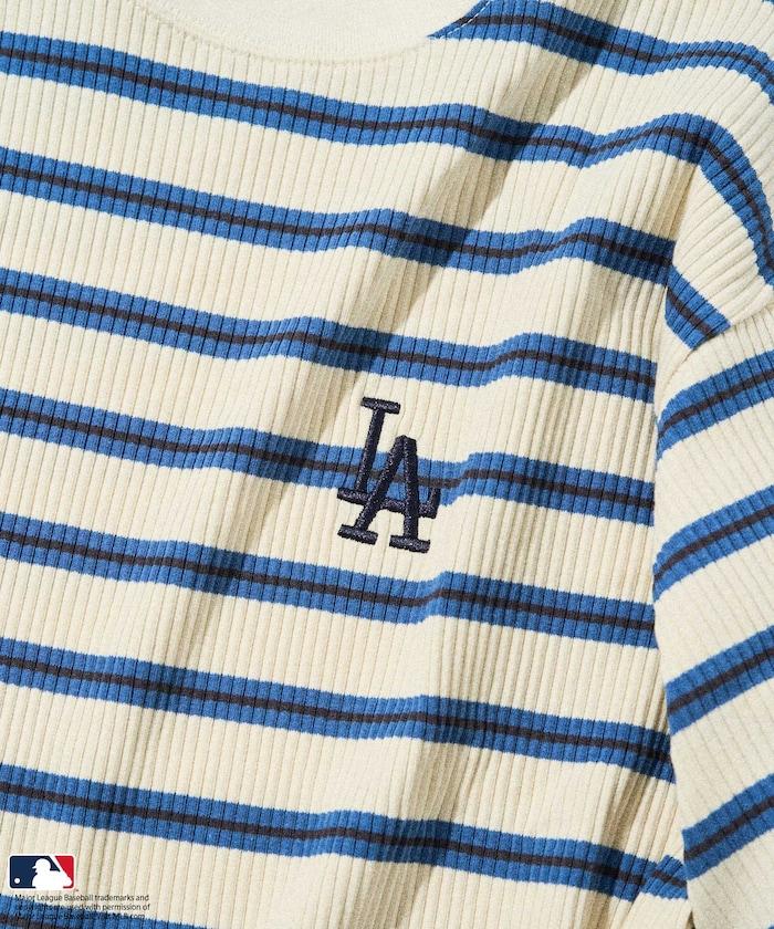 MLB 多色條紋針織T恤
