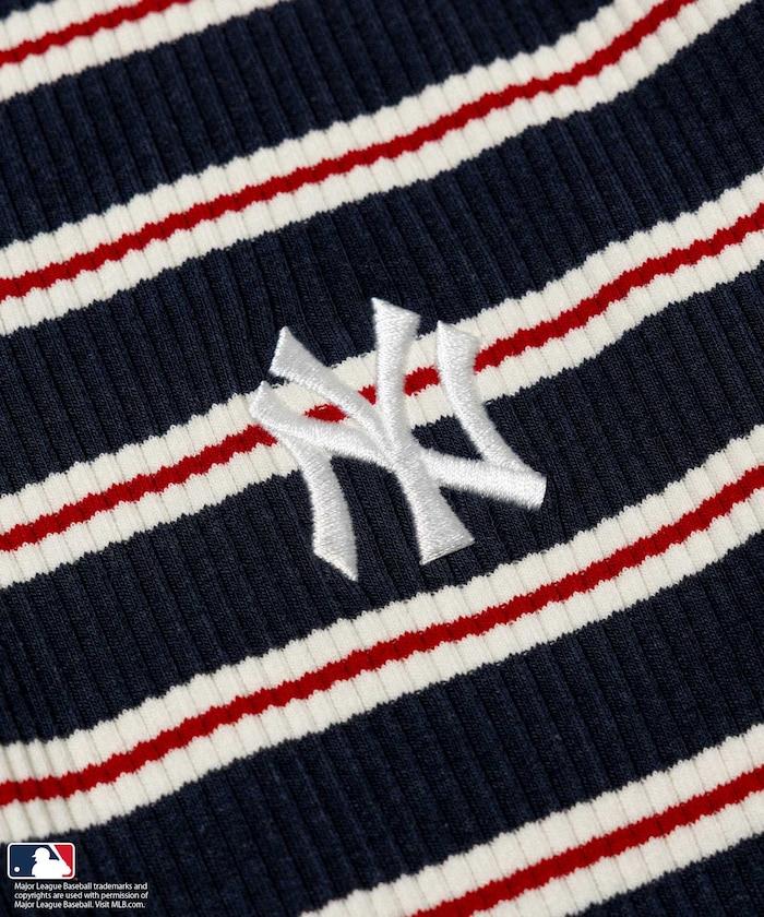 MLB 多色條紋針織T恤