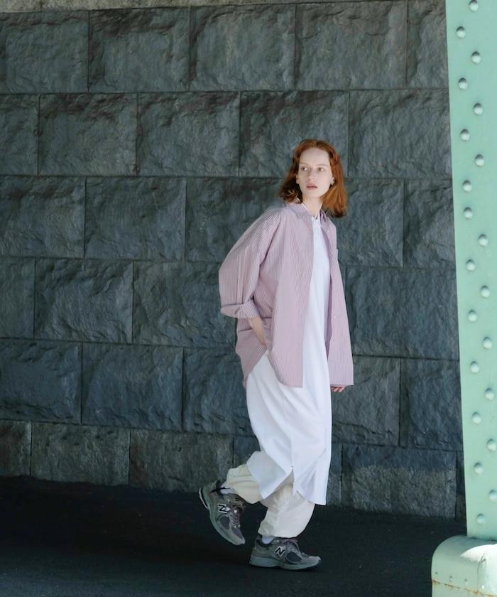 基礎標誌條紋襯衫