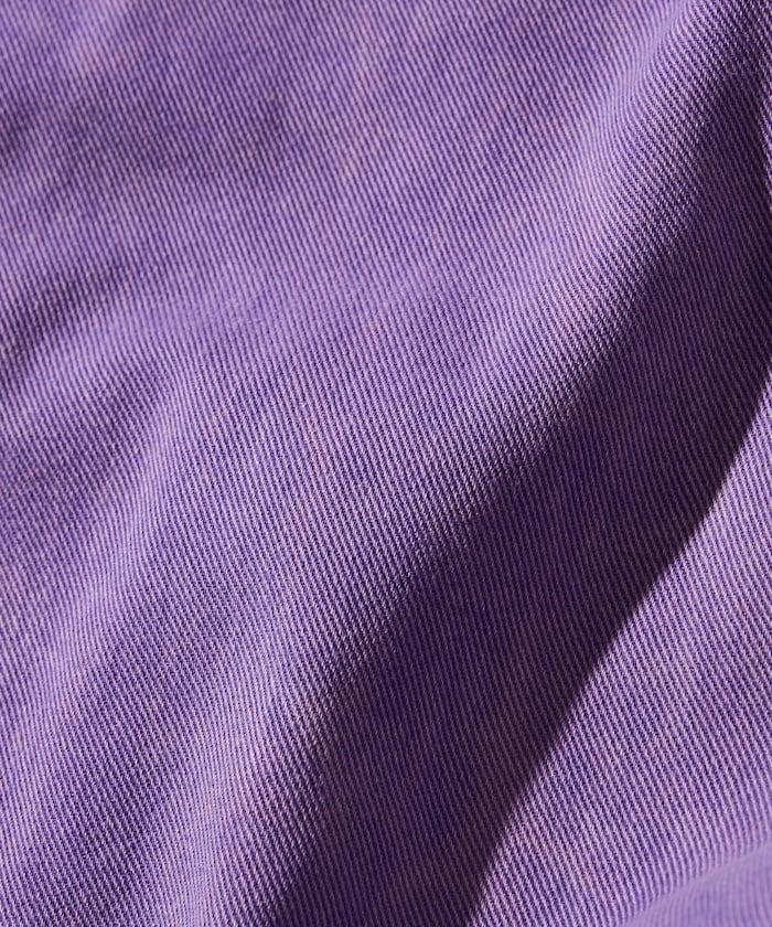 寬鬆直筒 雙膝異色牛仔褲