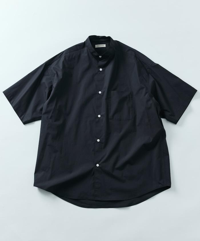 Relax Fit 舒適版型 立領 短袖 襯衫 【限定推出】