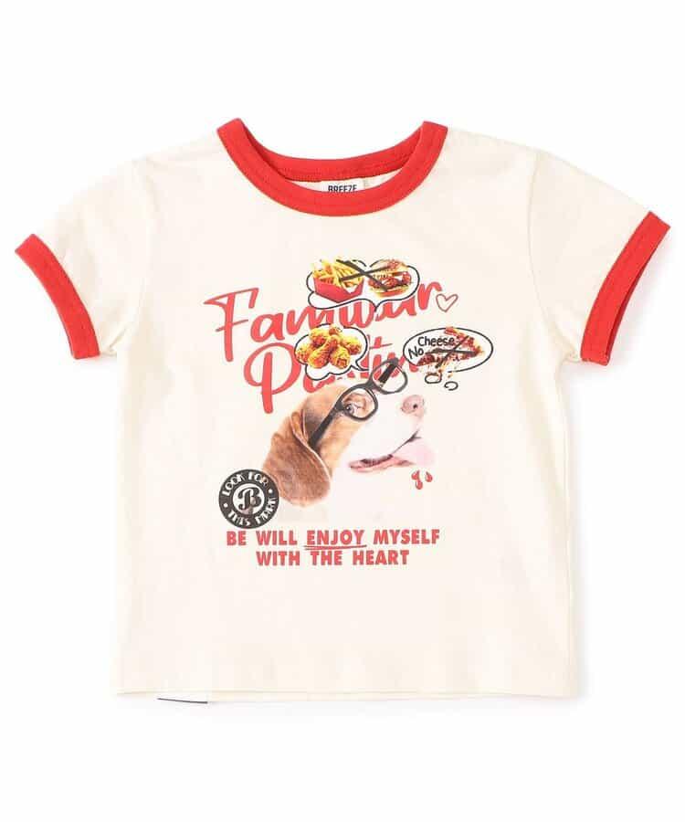 【連衣裙】精彩領口狗學院T恤