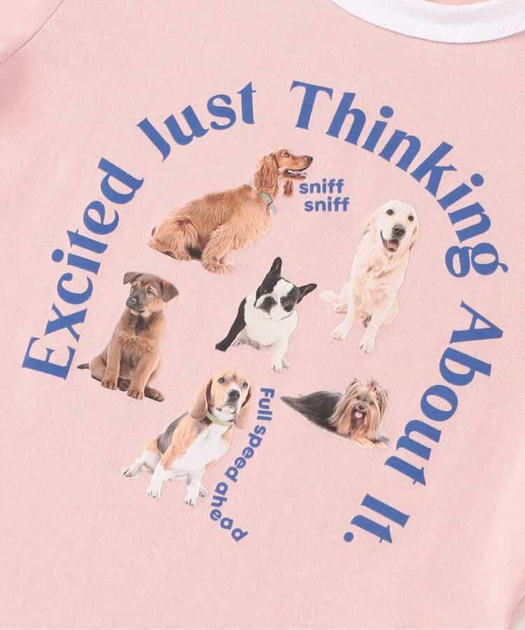 【連衣裙】精彩領口狗學院T恤