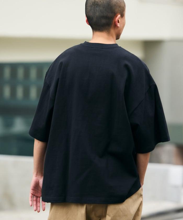 9盎司重量級寬鬆版亨利領T恤/重量級 【限定推出】