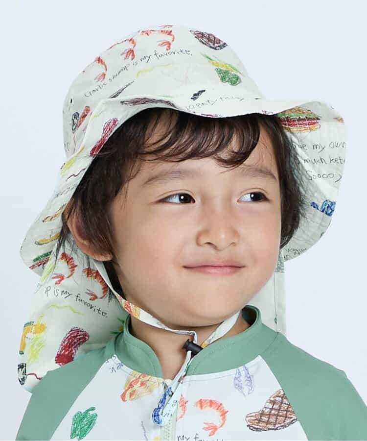 大家一起燒烤的時候用的遮陽帽