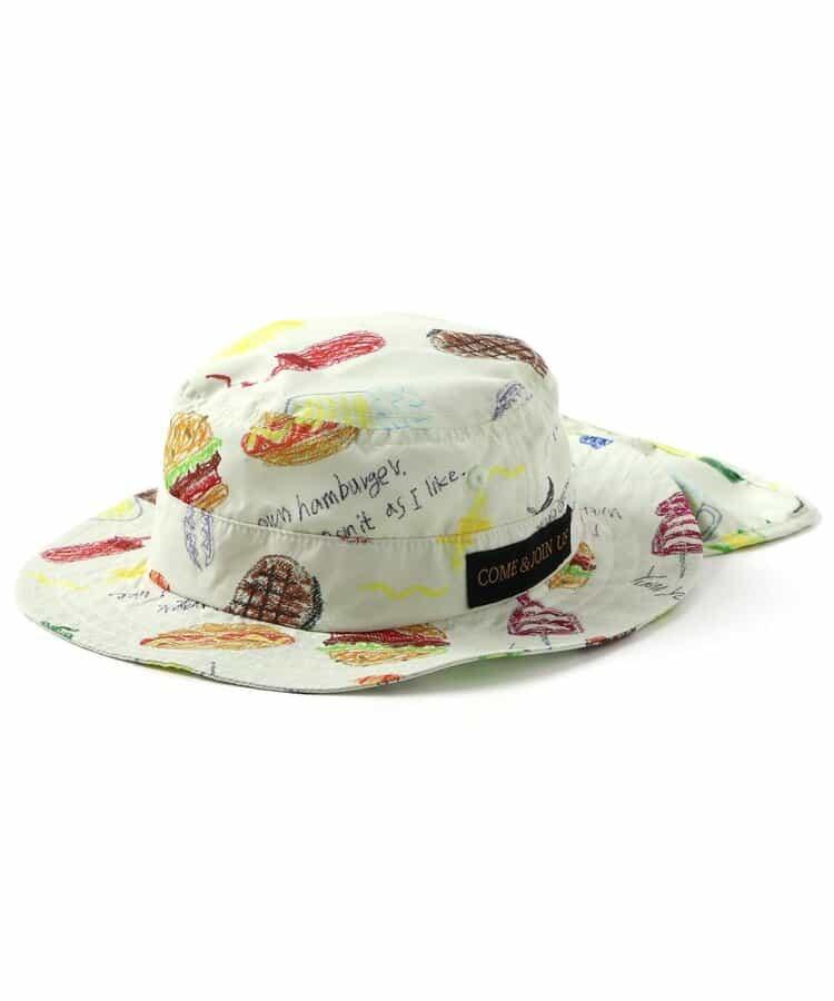 大家一起燒烤的時候用的遮陽帽