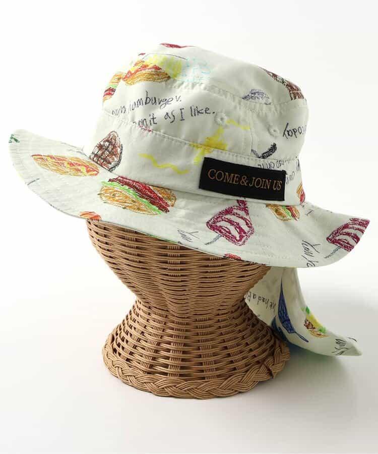 大家一起燒烤的時候用的遮陽帽