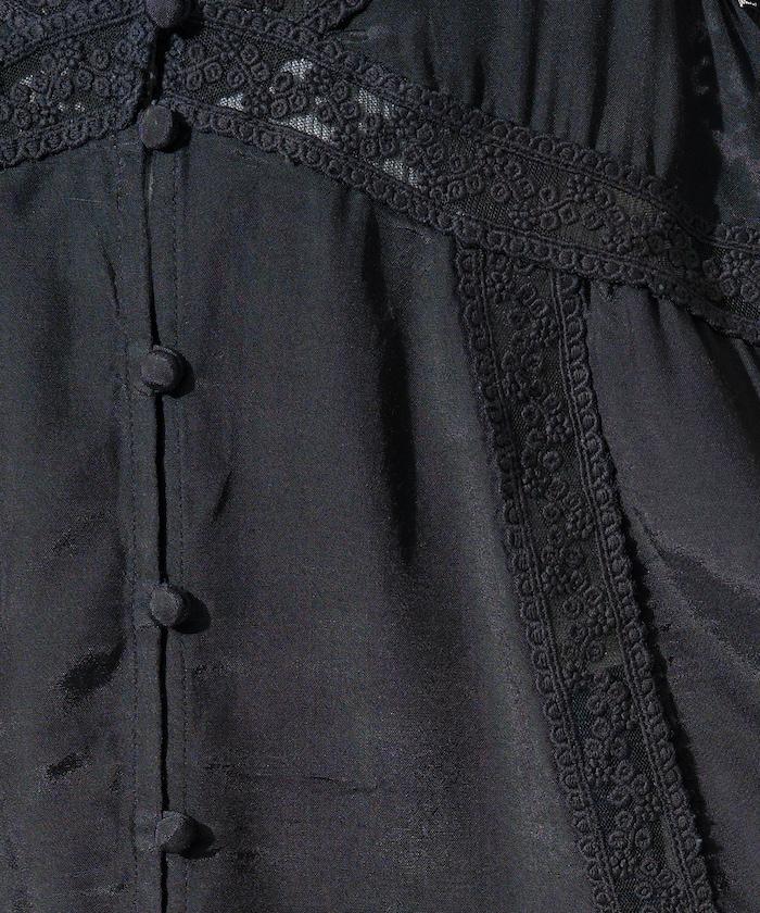 印度人造絲香緞蕾絲吊帶背心