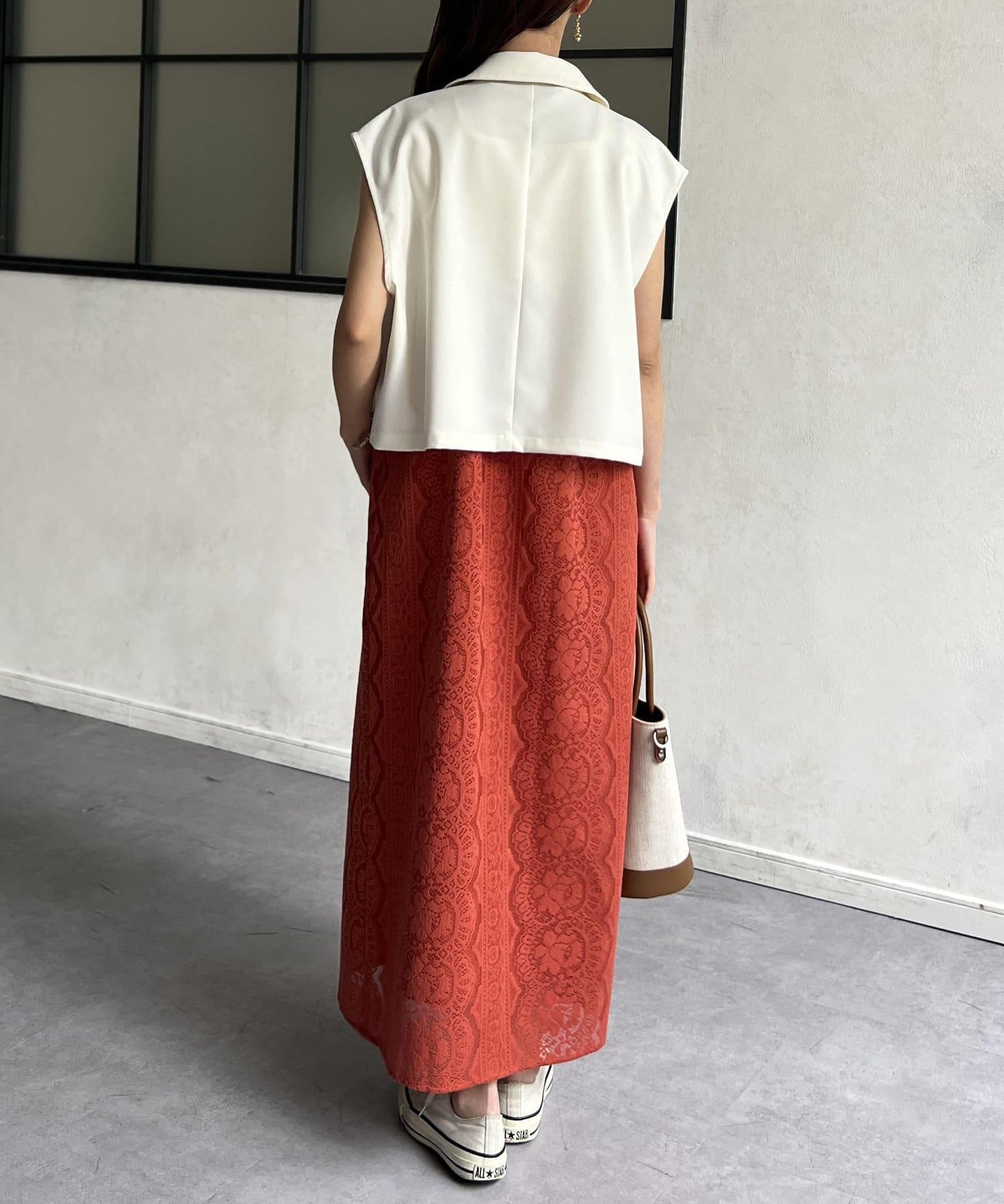 窗簾蕾絲吊帶連衣裙