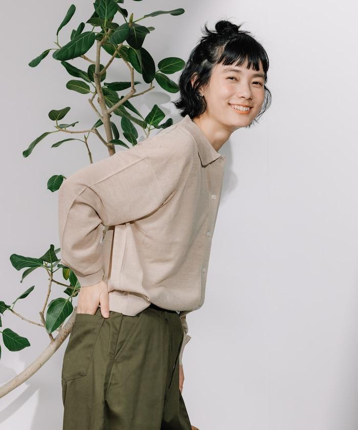 亞麻混紡polo衫