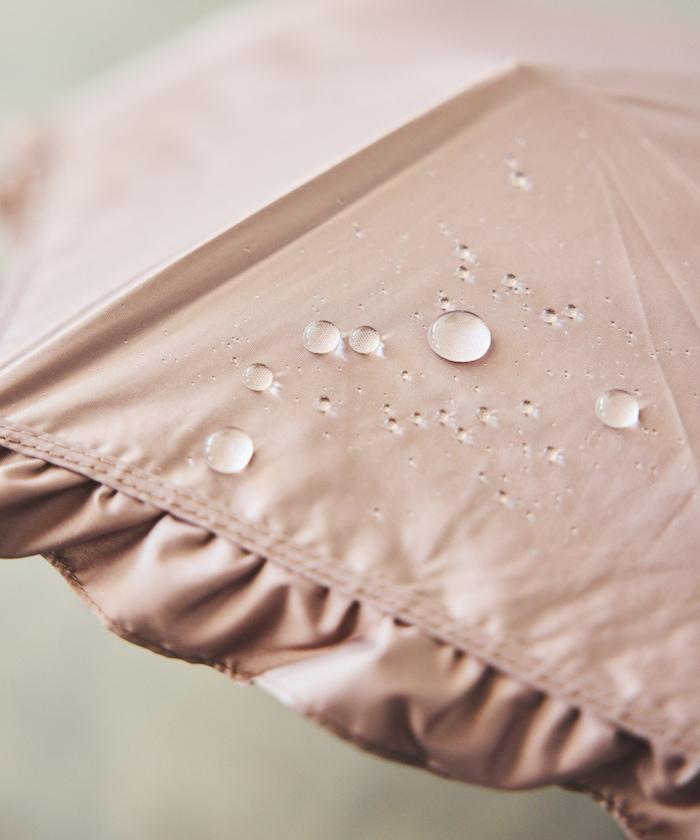 遮光經典荷葉邊 迷你 晴雨兩用 摺疊雨傘