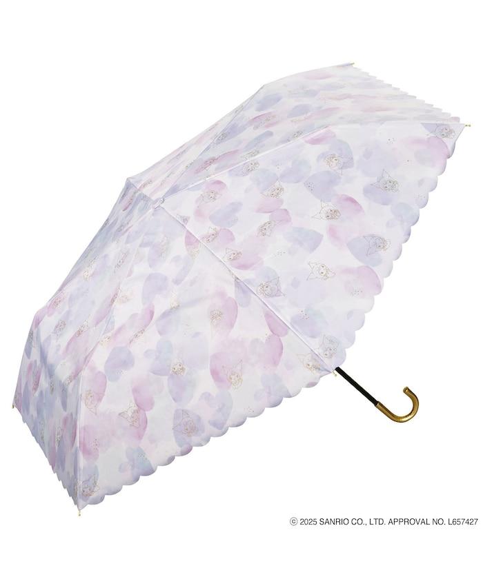 《三麗歐》遮光 水彩主題 迷你 晴雨兩用 摺疊雨傘
