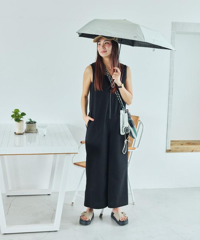 遮光輕量 實心迷你 晴雨兼用 摺疊雨傘