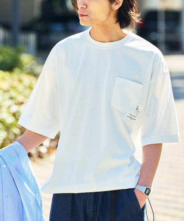 Drymix(R) / 幹混材料 舒適版 圓領 帶口袋 T恤