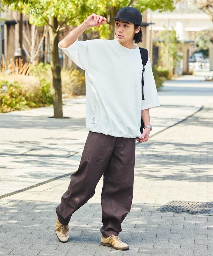 Drymix(R) / 幹混材料 舒適版 異材質拼接 對接 T恤