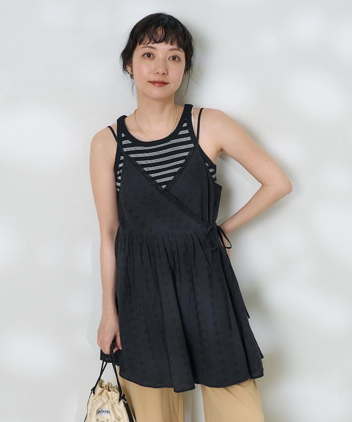 印度蕾絲蕾絲細肩帶上衣