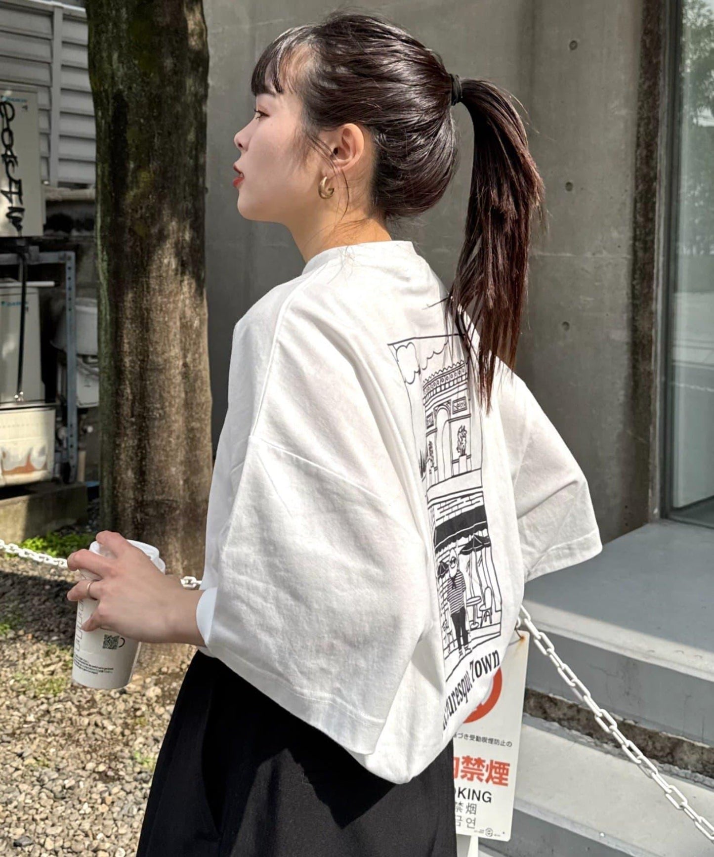 【中年男士】中性款一點刺繡短袖T恤