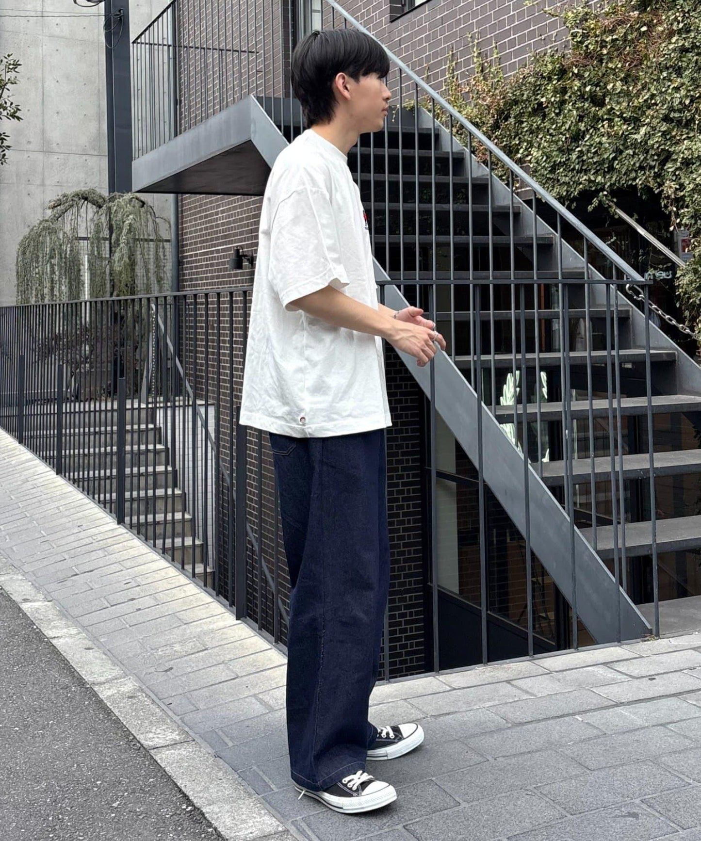 【中年男士】中性款一點刺繡短袖T恤