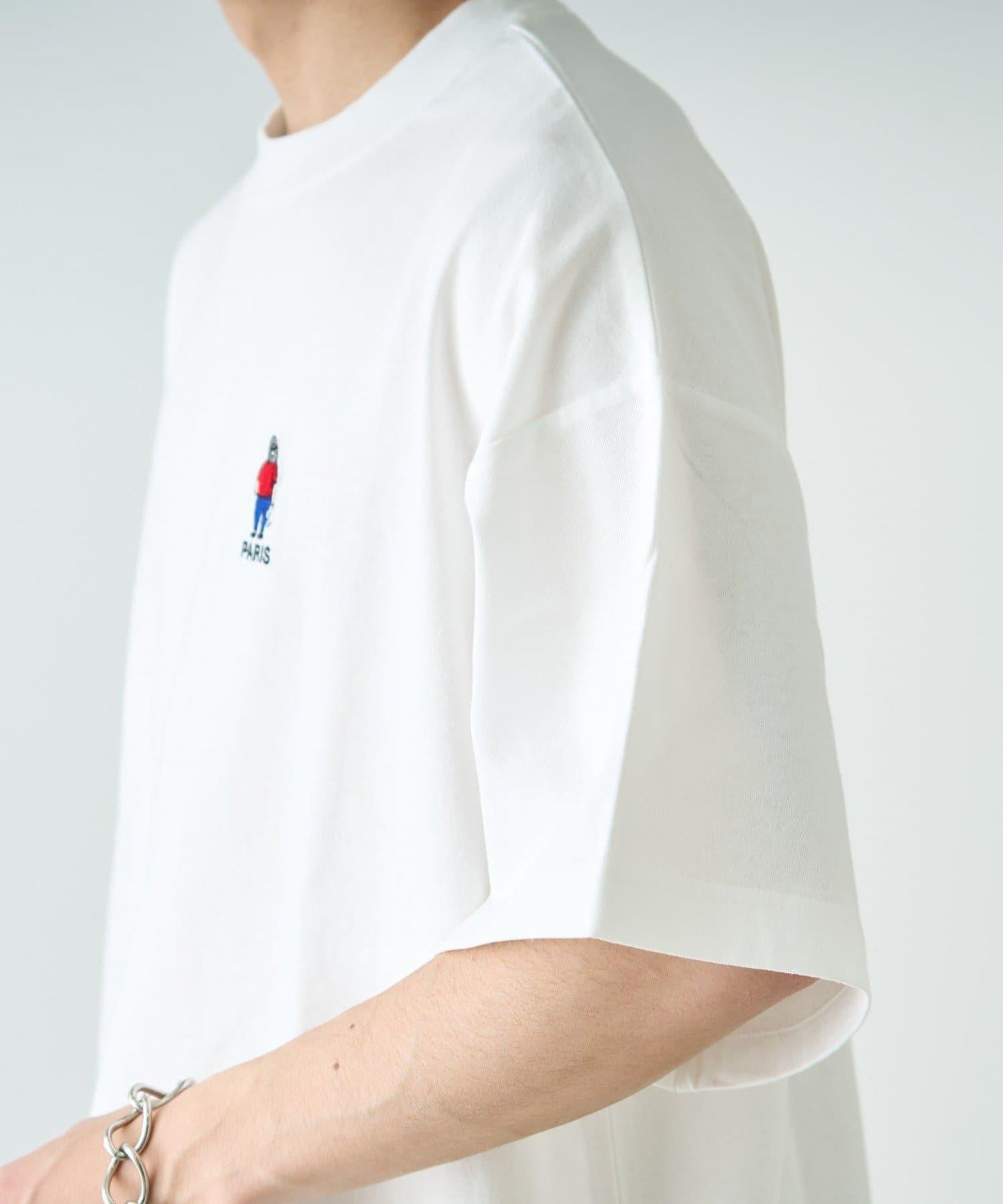 【中年男士】中性款一點刺繡短袖T恤