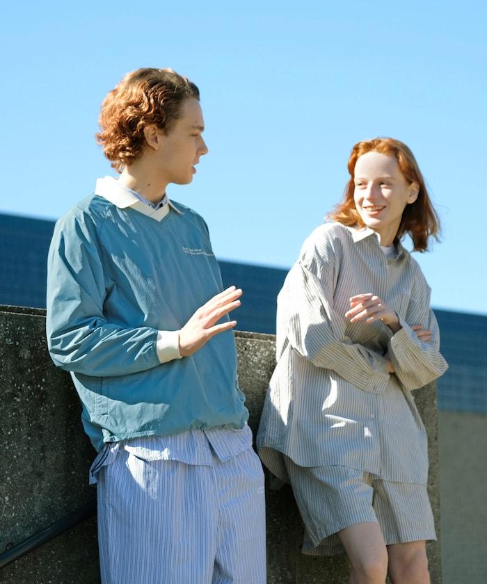 基礎標誌條紋襯衫