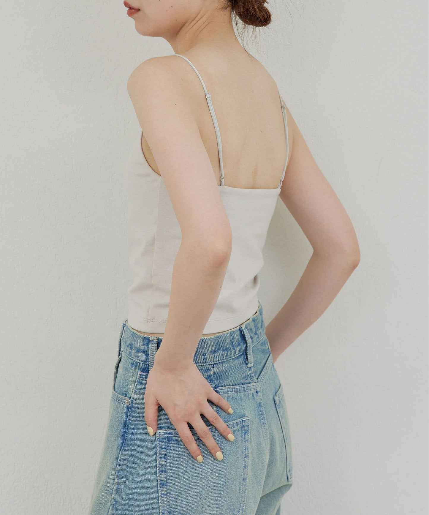 【La nature linge】短款熊圖案吊帶背心