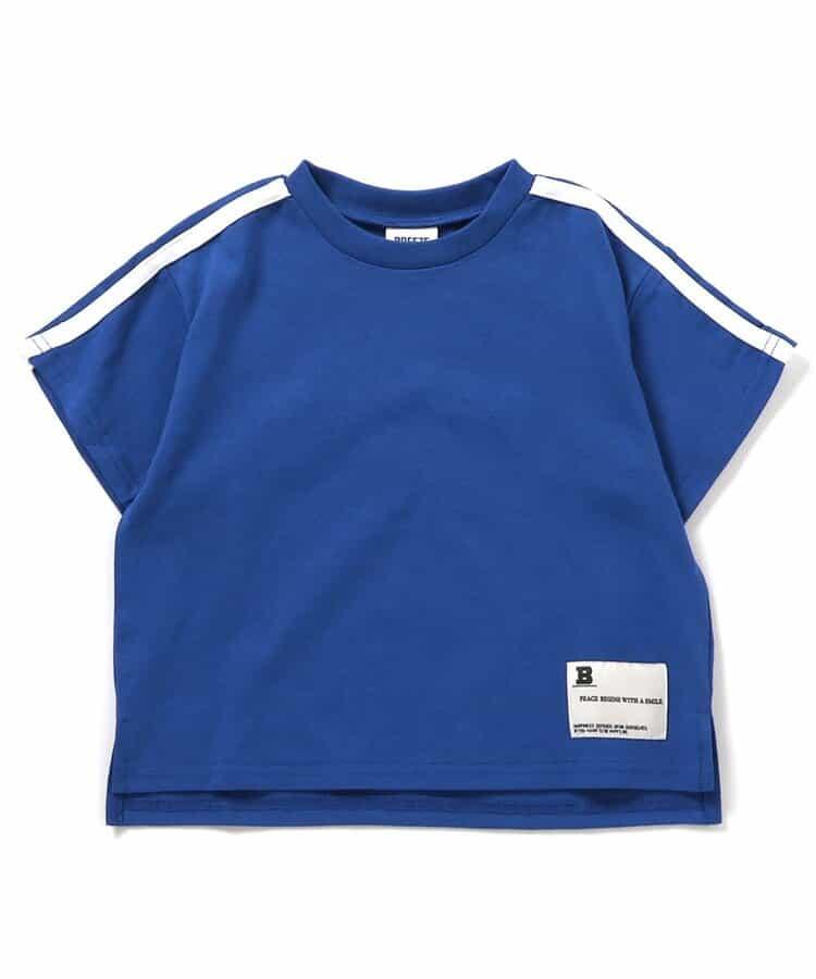 袖線後方Logo T恤