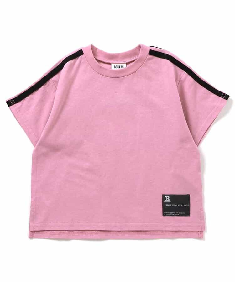 袖線後方Logo T恤