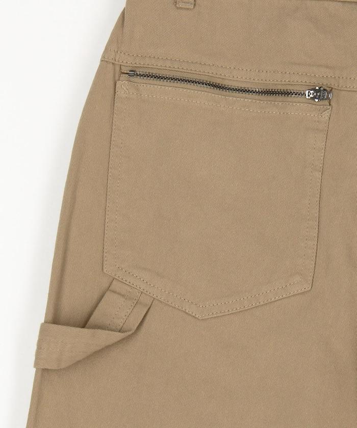 交叉裝飾繪畫寬鬆褲