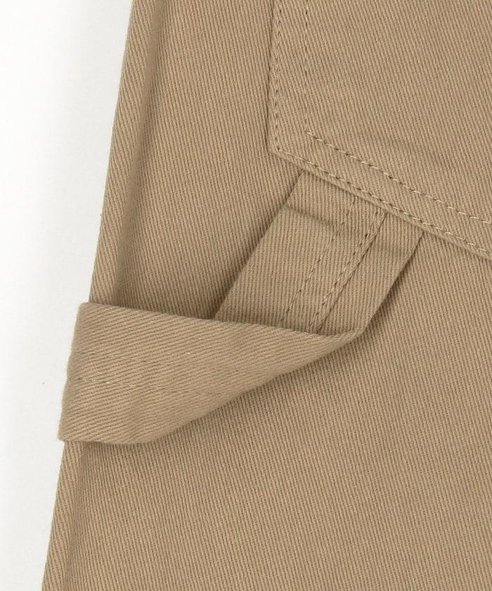 交叉裝飾繪畫寬鬆褲