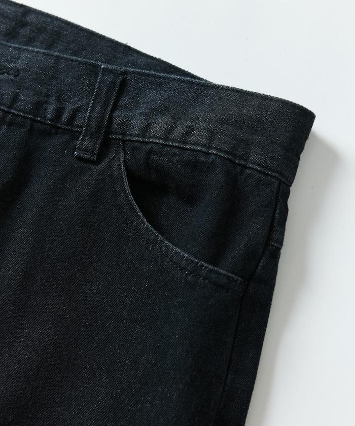 修身牛仔喇叭褲