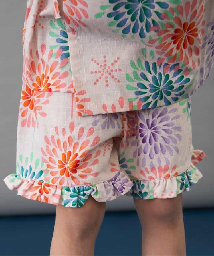 【完全穿著】荷葉邊浴衣