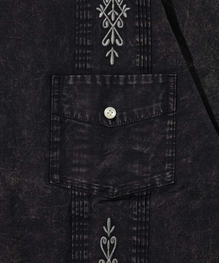 淡色處理 古巴襯衫 短袖