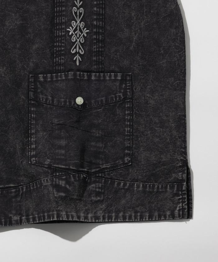 淡色處理 古巴襯衫 短袖