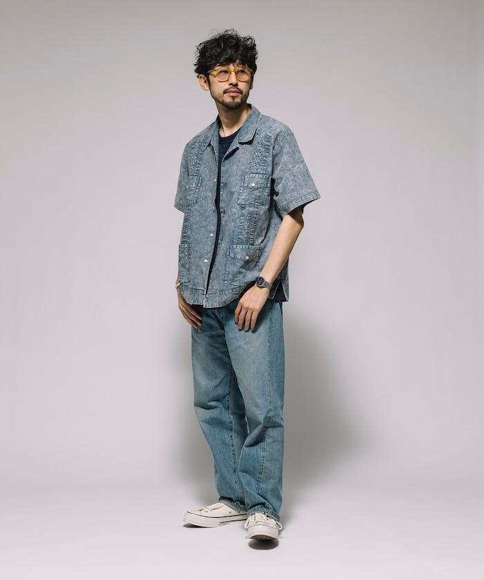 淡色處理 古巴襯衫 短袖