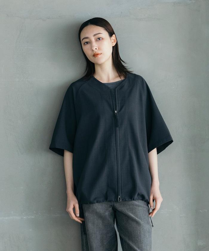 速乾材料 舒適版型 無領 棒球衫 短袖 亞麻風 居家護理