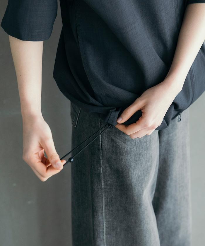 速乾材料 舒適版型 無領 棒球衫 短袖 亞麻風 居家護理