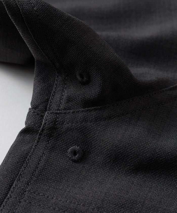 速乾材料 舒適版型 無領 棒球衫 短袖 亞麻風 居家護理