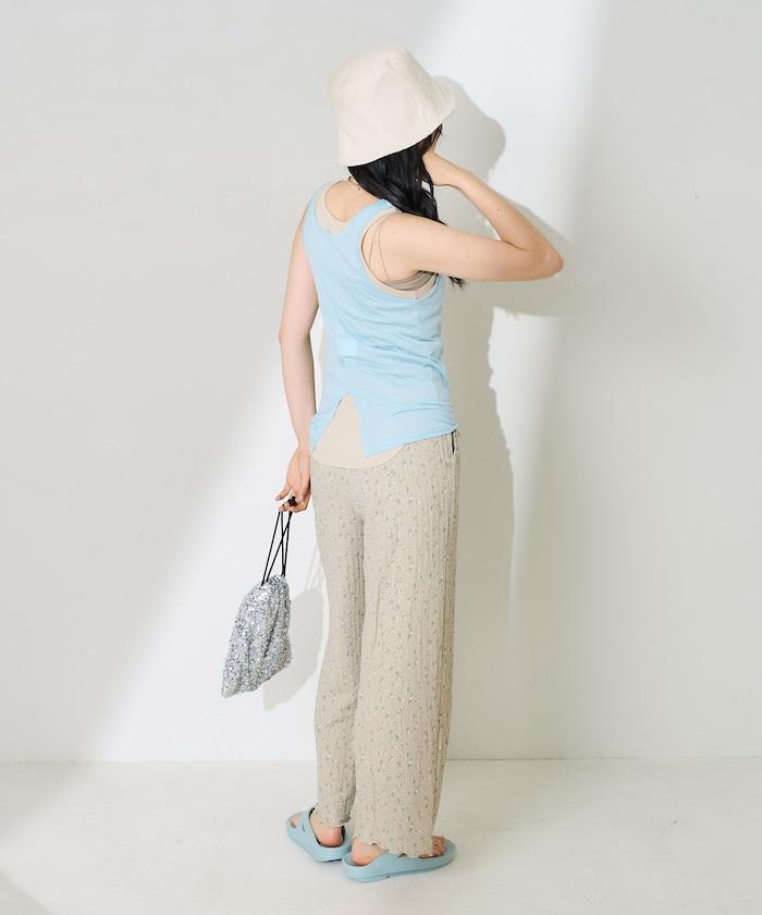 【套裝商品】透視套裝背心/純色背心