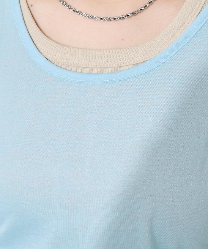 【套裝商品】透視套裝背心/純色背心