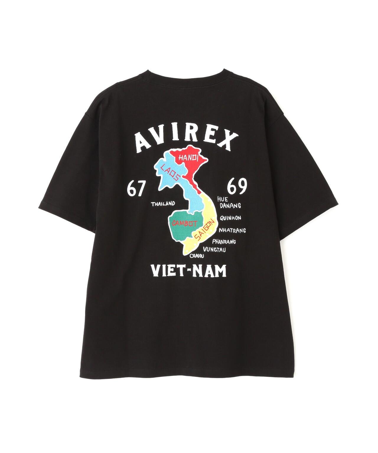 《&DEPOT限定》越南刺繡短袖T恤 / 越南 刺繡 短袖T恤 / AVIREX /