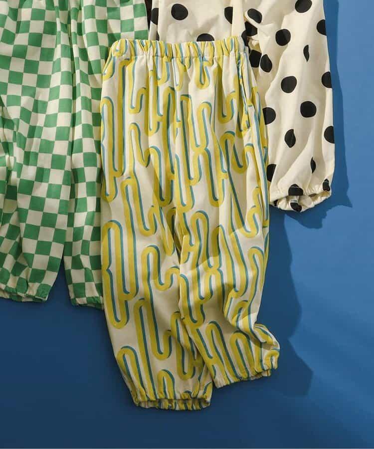 素色寬鬆長褲 10分褲