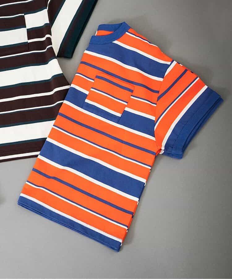 【B NEW JACK】多色條紋T恤